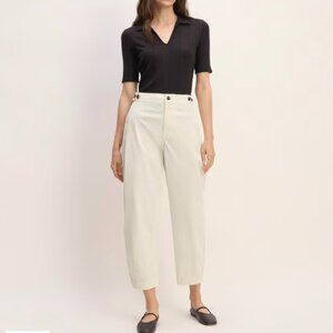 The Barrel Pant Bone- Everlane 10